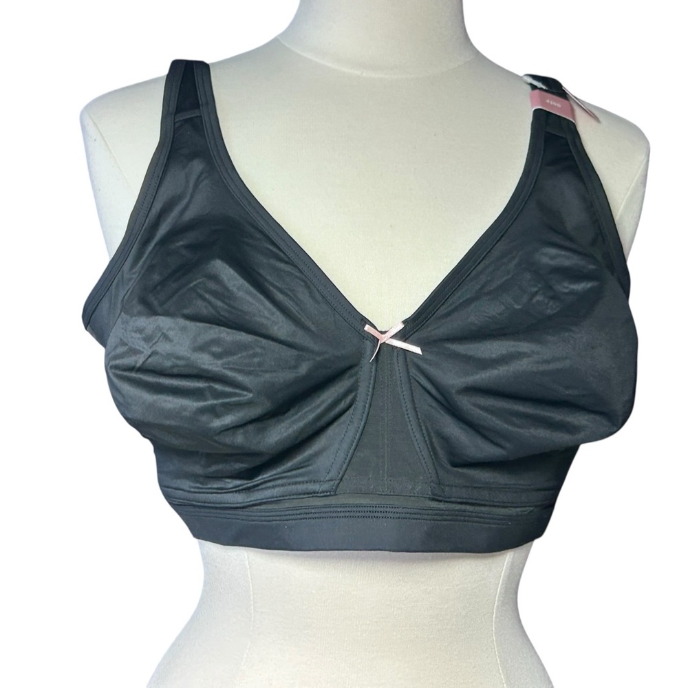 CACIQUE black Wirefree 42DD Cool bliss bra cool comfort NWT